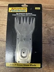 New - American Gardener 3" Grass Shear Blade GSR3 ( & GS36). Fixed Price $8.99.