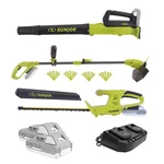 Sun Joe 24V Cordless 3-TOOL Garden Combo Kit: Hedger, Trimmer & Leaf Blower. Fixed Price $103.11.