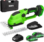 Worfci Mini Hedge Trimmer, Cordless Bush 2-IN-1 Handheld Electric. Fixed Price $45.00.