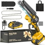 Mini Chainsaw Cordless 6 Brushless Battery Lightweight Set Pulituo. Fixed Price $24.99.