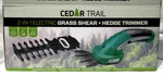 Cedar Trail 2-IN-1 Electric Grass & Hedge Trimmer 1000 RPM/5 Hrs Lightweight. Fixed Price $32.99.