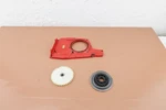 Homelite 290 Chainsaw Oem Oil Pump Cover & Gear. Fixed Price $9.99.