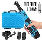 Cordless Electric Ratchet Wrench 16.8V 3/8 550RPM 2X2.0AH Blue Fullyea. Fixed Price $59.99.
