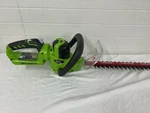Greenworks 24V 22" Cut Handheld Electric Cordless Hedge Trimmer Tool Only. Fixed Price $70.00.