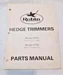 Robin Hedge Trimmers Model HT01 HT02 Parts Manual Original Oem Illustrated 1983. Fixed Price $19.95.