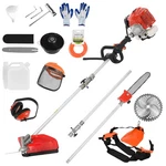 1 52CC Petrol Hedge Trimmer Chainsaw Brush Cutter Pruner Extension Pole Kit. Fixed Price $188.97.
