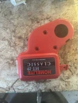 Homelite HT-19 Classic Hedge Trimmer Cover Red Plastic Mpn 18007C. Fixed Price $15.00.