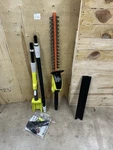 Ryobi 40V 18" Pole Hedge Trimmer Straight Shaft (for Parts Of Repairs) Tool Only. Fixed Price $75.00.