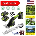 21V Cordless Hedge Trimmer - Pack Rechargeable Shears Effortless Lawn Care. Fixed Price $125.09.