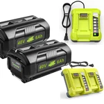 40V Battery / Twin Charger For Ryobi OP40602 OP40261 OP4050. Fixed Price $89.99.