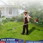 4IN1 51.7CC Gas Hedge Trimmer Brush Cutter Pole Saw 2-STROKE Garden Tool System. Fixed Price $148.72.