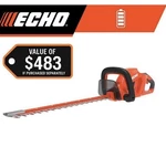 Echo 56V 22 In. Double-sided Cordless Hedge Trimmer DHC-2300 (tool Only). Fixed Price $99.00.
