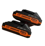 20V Lithium-ion Batteries Set Of For Varsk VAR180 String Trimmer W/ Charger. Fixed Price $39.99.