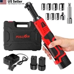 Fullyea Cordless Electric Ratchet Wrench Set, 40 Ft-lbs, 550 Rpm Power Red. Fixed Price $60.66.