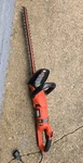 Black+decker Hedge Trimmer, Rotating Handle - HH2455. Fixed Price $29.99.