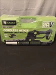 Saker SK5 Steel Cordless 20V Electric Hedge Shrub Trimmer Grass Shears Handheld. Fixed Price $40.00.