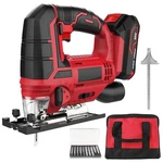 Meterk L11346A 20V Cordless Jig Saw Kit With 2.0AH Battery And 10 Blades Usa. Fixed Price $55.89.