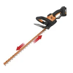 22" 20V Portable Grip Cordless Antivibration Dual Action Blade Hedge Trimmer. Fixed Price $162.99.