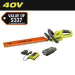 40V 24 In. Cordless Battery Hedge Trimmer With 2.0 Ah And Charger. Fixed Price $189.28.