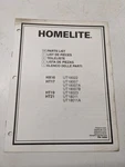 Homelite Illustrated Part List Book Manual Hedge Trimmer Hx Ht 16 17 19 21 18856. Fixed Price $14.17.