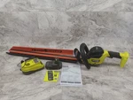 Hp 18V Brushless Whisper Series 24"CORDLESS Hedge TRIMMERW/2.0 Ah Battery And Ch. Fixed Price $225.83.