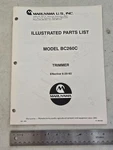 Maruyama Parts List Trimmer Model BC260C, June 1993 - Free Shipping. Fixed Price $24.95.
