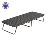 Folding Steel Camp Bed Mattress Pad Coleman Comfortsmart Big & Tall Plush Great. Fixed Price $139.99.