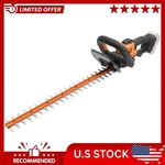 Worx 22" Cordless Hedge Trimmer, Electric With Dualaction Blad.... Fixed Price $55.99.