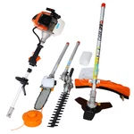 63CC 2-CYCLE Garden Tool System W/ Gas Pole Saw Hedge Grass Trimmer Brush Cutter. Fixed Price $295.00.