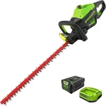 Pro 80V 26'' Rotating Handle Hedge Trimmer Cordless, Includes 2.0AH Battery. Fixed Price $414.99.