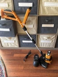 Worx String Trimmer Cordless WG150.2 Powershare 10" 18V Batteries Charger Etc. Fixed Price $62.49.