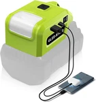 Battery Adapter Charger 18W Usb For Ryobi 40V With 5W Led Work Light. Fixed Price $22.99.