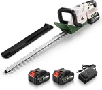 20" Hedge Trimmer Cordless,electric Bush With Pack Rechargeable Batter. Fixed Price $80.73.