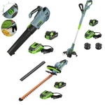 Workpro 20V Cordless Hedge Trimmer/leaf Blower/string W/battery&charger. Fixed Price $96.99.