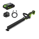 Greenworks 24V 20" Brushless Hedge Trimmer (1" Cutting Capacity) W/2AH Battery. Fixed Price $129.99.