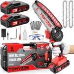 Mini Chainsaw 6-INCH Battery Powered Cordless Electric Handheld With. Fixed Price $109.99.