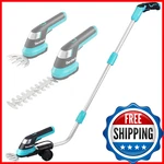 Duratech Cordless Hedge Trimmer, 7.2V 3-IN-1 Handheld Electric Grass &. Fixed Price $87.12.