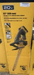 Dewalt 20V Max 22 Cordless Hedge Trimmer Kit W/5AH Battery & Charger DCHT821P1. Fixed Price $239.99.