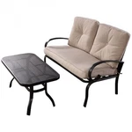 2 Pieces Patio Outdoor Cushioned Coffee Table Seat-beige Color:. Fixed Price $225.48.