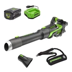 Greenworks 80V 800CFM Leaf Blower W/ 4AH Battery 2A Charger & Shoulder Strap. Fixed Price $231.99.
