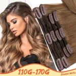 120G-170G Thick Clip In Real Human Extensions Double Wefted Remy Hairpiece. Fixed Price $139.31.