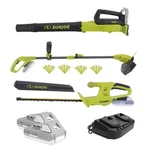 Sun Joe 24V Cordless 3-TOOL Garden Combo Kit: Hedger, Trimmer & Leaf Blower. Fixed Price $109.99.