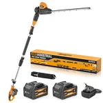 Cordless Pole Hedge Trimmer 20V 9FT Reach 2X4.0AH Battery Alloyman Electric. Fixed Price $179.99.