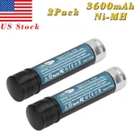 2PCS 3.6V 3.6AH Ni-mh Battery For Black & Decker VP100 VP105 VP110 VP130 VP143. Fixed Price $24.91.