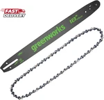 Greenworks 18" Chainsaw Bar And Combo, 3/8" Pitch, 0.05" Gauge, 62 Drive L. Fixed Price $50.43.