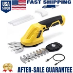 Wireless Hedge Trimmer & Grass Shear 7.2V Rechargeable Handheld Shrub Cutter. Fixed Price $26.99.