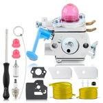 Carburetor For Husqvarna 545081848 128C 128LD Trimmer & Air Filter Kit. Fixed Price $21.99.