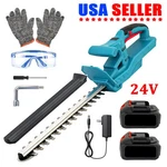 Electric Hedge Trimmer Cordless Power With 2X Battery & Charger Us. Fixed Price $47.99.