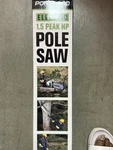 Portland Electric 1.5 Hp Pole Chainsaw Extends To 8 Ft 10 Easy Adjust. Fixed Price $80.10.