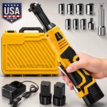 Fullyea Cordless Electric Ratchet Wrench Set 550RPM 45FT-LBS 16.8V Extd. Fixed Price $57.22.